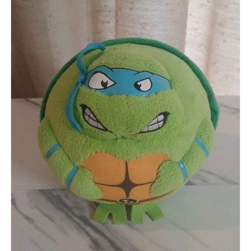 TY Beanie Ballz TMNT Leonardo Plush Toy 2013 Teenage Mutant Ninja Turtles